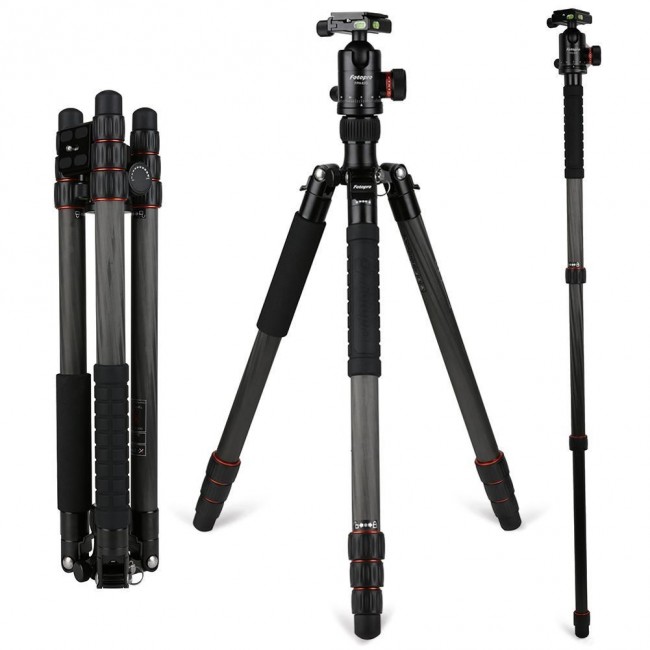 Fotopro X-GO Max Carbon Fiber Tripod with Monopod